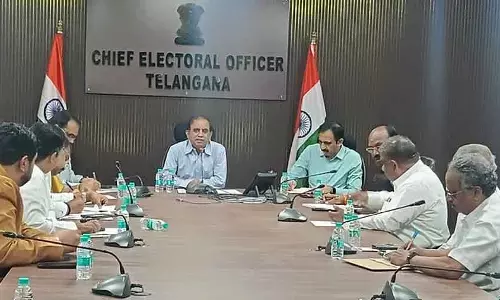 CEO सी सुदर्शन रेड्डी ने कहा कि तेलंगाना में SIR अप्रैल-मई 2026 के दौरान होने की संभावना है CEO सी सुदर्शन रेड्डी ने कहा कि तेलंगाना में SIR अप्रैल-मई 2026 के दौरान होने की संभावना है