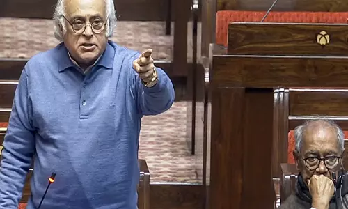जयराम रमेश ने राज्यसभा में PM मोदी के संबोधन पर तंज कसा जयराम रमेश ने राज्यसभा में PM मोदी के संबोधन पर तंज कसा