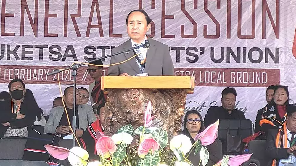 Nagaland : डॉ. मेरो ने छात्रों से कड़ी मेहनत करने का आग्रह किया।