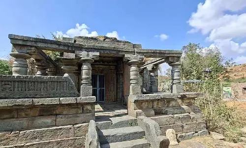 Belagavi : हूूली गांव में चालुक्य मंदिर खत्म होने की कगार पर है