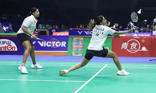 Badminton एशिया टीम चैंपियनशिप : भारतीय महिला टीम का टाइटल बचाने का सफर क्वार्टर फाइनल में खत्म Badminton एशिया टीम चैंपियनशिप : भारतीय महिला टीम का टाइटल बचाने का सफर क्वार्टर फाइनल में खत्म