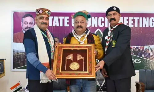 Himachal: शिक्षा मंत्री ने स्काउट्स और गाइड्स से नशा विरोधी अभियान का नेतृत्व करने का आग्रह किया Himachal: शिक्षा मंत्री ने स्काउट्स और गाइड्स से नशा विरोधी अभियान का नेतृत्व करने का आग्रह किया