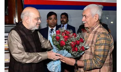 गृह मंत्री 3 दिन के दौरे पर Jammu पहुंचे गृह मंत्री 3 दिन के दौरे पर Jammu पहुंचे