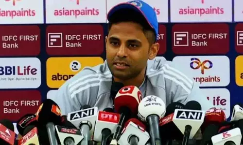 T20 वर्ल्ड कप: कप्तान Suryakumar Yadav ने भारत-यूएसए मैच से पहले दबाव और उत्साह पर बात की T20 वर्ल्ड कप: कप्तान Suryakumar Yadav ने भारत-यूएसए मैच से पहले दबाव और उत्साह पर बात की