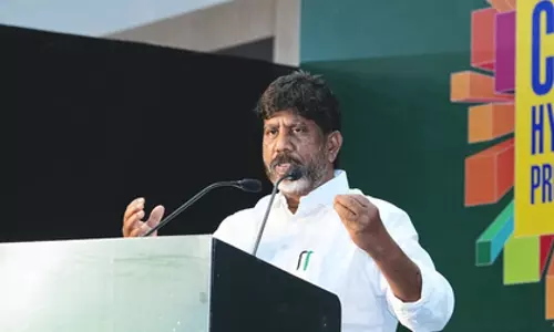 हैदराबाद ग्लोबल शहरों से मुकाबला कर रहा है, तेलंगाना के डिप्टी CM ने कहा हैदराबाद ग्लोबल शहरों से मुकाबला कर रहा है, तेलंगाना के डिप्टी CM ने कहा