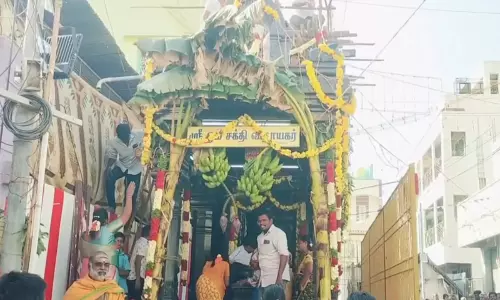 Tirupattur के 30 साल पुराने ओम शक्ति विनयगर मंदिर में महाकुंभाभिषेकम