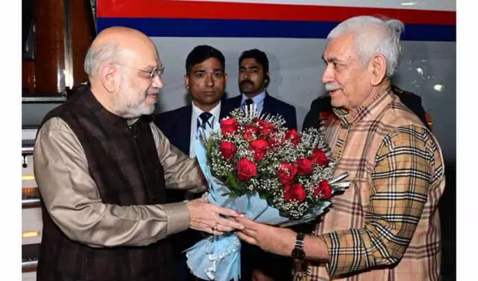 गृह मंत्री 3 दिन के दौरे पर Jammu पहुंचे गृह मंत्री 3 दिन के दौरे पर Jammu पहुंचे