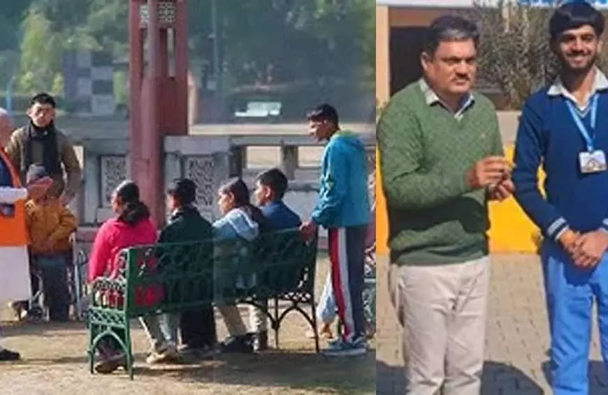 Barara: हरियाणा छात्र PM मोदी से मिले, तनाव-मुक्त पढ़ाई के सुझाव लिए Barara: हरियाणा छात्र PM मोदी से मिले, तनाव-मुक्त पढ़ाई के सुझाव लिए