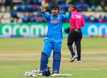 वैभव ने शानदार पारी खेली, उनके लिए हमारे पास शब्द नहीं हैं: कप्तान आयुष म्हात्रे वैभव ने शानदार पारी खेली, उनके लिए हमारे पास शब्द नहीं हैं: कप्तान आयुष म्हात्रे
