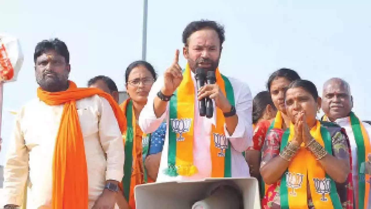 नगर निगम चुनाव: किशन ने भाजपा को क्लीन स्वीप करने की कोशिश की नगर निगम चुनाव: किशन ने भाजपा को क्लीन स्वीप करने की कोशिश की