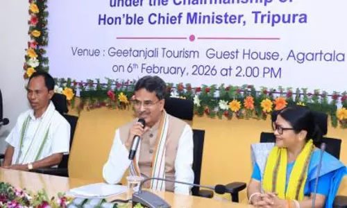 त्रिपुरा CM माणिक साहा ने की पीएम मोदी के 2047 विज़न की तारीफ त्रिपुरा CM माणिक साहा ने की पीएम मोदी के 2047 विज़न की तारीफ