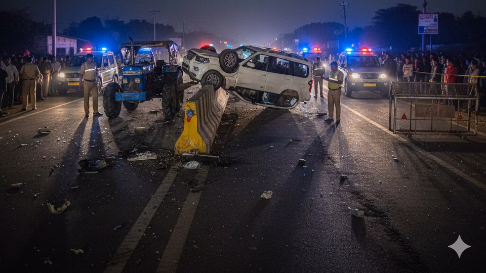 Deoria: पशु तस्करों का पीछा करते वक्त बड़ा हादसा Deoria: पशु तस्करों का पीछा करते वक्त बड़ा हादसा