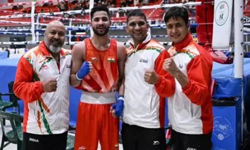 BOXAM एलीट 2026: सचिन और लवलीना की अगुवाई में 12 भारतीय फाइनल में पहुंचे BOXAM एलीट 2026: सचिन और लवलीना की अगुवाई में 12 भारतीय फाइनल में पहुंचे