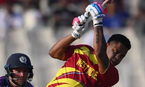 टी20 विश्व कप: शिमरोन हेटमायर का रिकॉर्ड अर्धशतक, वेस्टइंडीज ने स्कॉटलैंड को 183 का लक्ष्य दिया टी20 विश्व कप: शिमरोन हेटमायर का रिकॉर्ड अर्धशतक, वेस्टइंडीज ने स्कॉटलैंड को 183 का लक्ष्य दिया