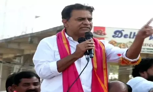 KTR ने बंसवाड़ा चुनाव प्रचार में छह गारंटियों को लेकर कांग्रेस पर निशाना साधा