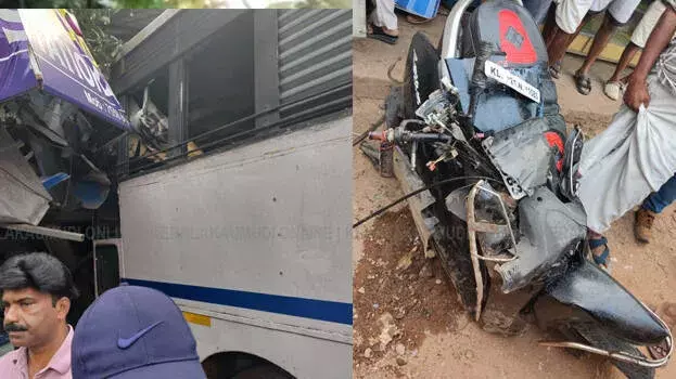 KSRTC बस हादसा: तिरुवनंतपुरम में दर्दनाक दुर्घटना, स्कूटर सवार की जान गई