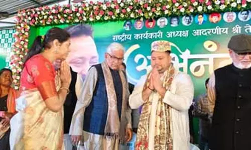 राजद कार्यालय में तेजस्वी यादव का भव्य स्वागत, बोले- आज उनका समय, हमारा दौर आएगा
