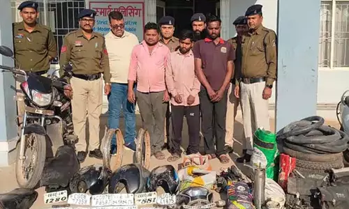 बाइक चोरी का बड़ा खुलासा: मैकेनिक बनकर चोरी, गिरोह के 4 आरोपी गिरफ्तार
