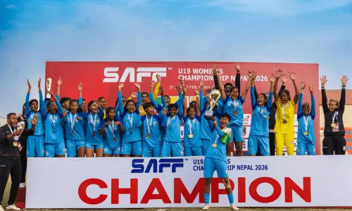 भारत की अंडर-17 टीम ने बांग्लादेश की अंडर-19 टीम को हराकर SAFF अंडर-19 महिला खिताब जीता