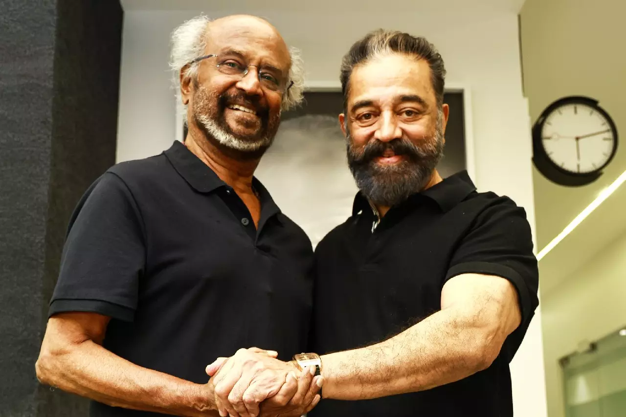 Rajinikanth, कमल हासन की फिल्म का प्रोमो शूट शनिवार से शुरू होगा Rajinikanth, कमल हासन की फिल्म का प्रोमो शूट शनिवार से शुरू होगा