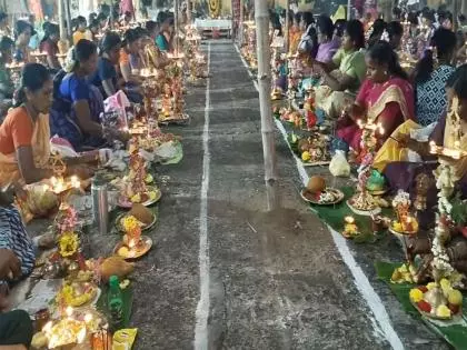 श्री थुंगा बालास्थानंबिका मंदिर में श्रद्धालुओं ने किया पूजा में हिस्सा श्री थुंगा बालास्थानंबिका मंदिर में श्रद्धालुओं ने किया पूजा में हिस्सा