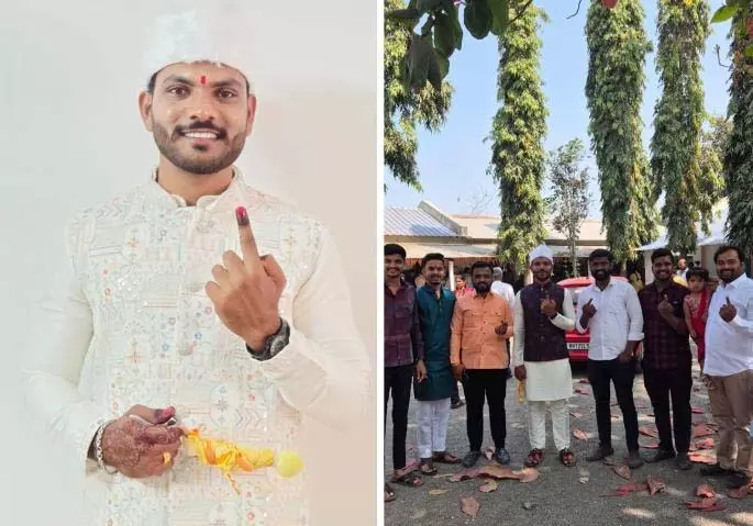 ZP चुनाव 2026: पहले वोट, फिर शादी - दौंड के युवा ने पेश की मिसाल ZP चुनाव 2026: पहले वोट, फिर शादी - दौंड के युवा ने पेश की मिसाल