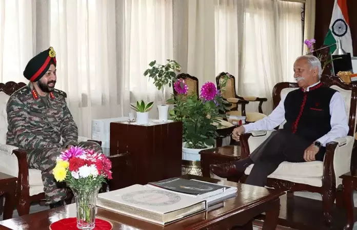 Governor और डीजी ने सीमा सड़कों के निर्माण की प्रगति का आकलन किया