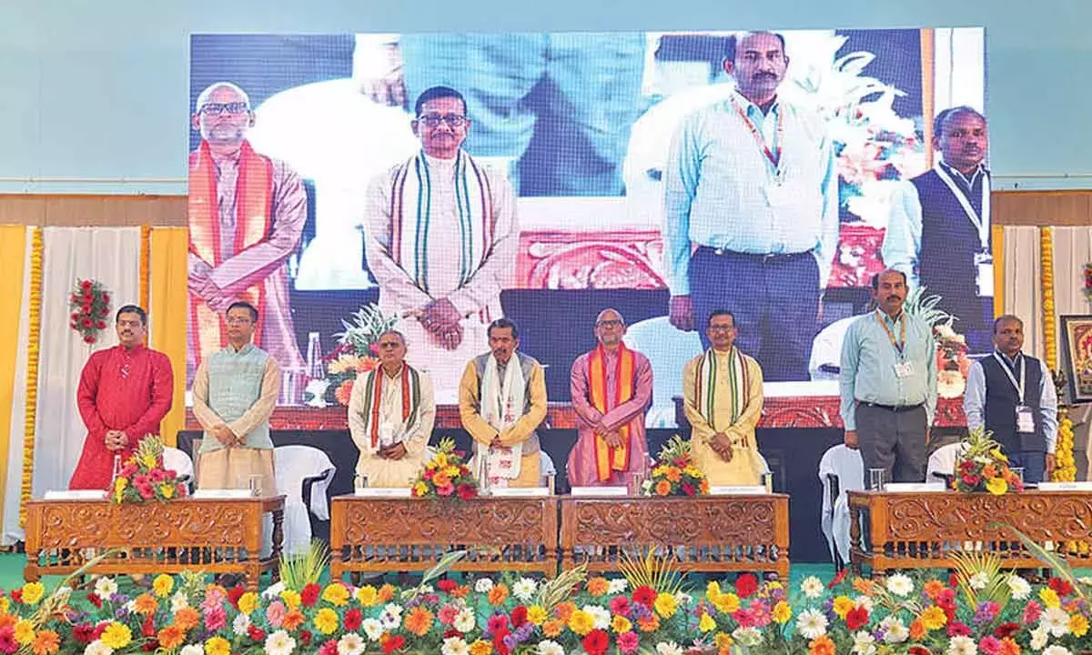 NSU में अखिल भारतीय संस्कृत छात्र प्रतिभा सम्मेलन का समापन