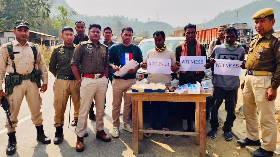 176.55 ग्राम संदिग्ध हेरोइन ज़ब्त, Dima हसाओ में कार्रवाई में दो ड्रग तस्कर गिरफ्तार