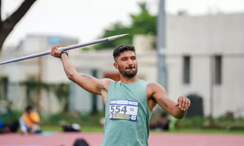 भारत का पांचवां गोल्ड, तेजस्विन शंकर ने हेप्टाथलॉन में शानदार जीत भारत का पांचवां गोल्ड, तेजस्विन शंकर ने हेप्टाथलॉन में शानदार जीत