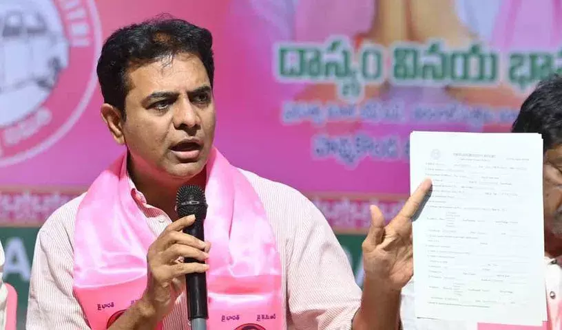 KTR को FSL आग में कैश-फॉर-वोट केस के सबूत नष्ट करने की साजिश का शक