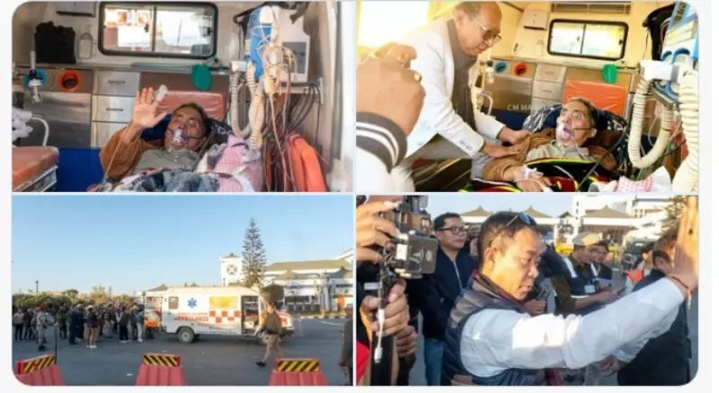 Manipur: CM ने विधायक वुंगजागिन वाल्टे को उन्नत इलाज के लिए दिल्ली रवाना किया Manipur: CM ने विधायक वुंगजागिन वाल्टे को उन्नत इलाज के लिए दिल्ली रवाना किया