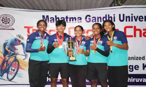 MG यूनिवर्सिटी साइक्लिंग चैंपियनशिप: एजम्प्शन कॉलेज ने खिताब जीता MG यूनिवर्सिटी साइक्लिंग चैंपियनशिप: एजम्प्शन कॉलेज ने खिताब जीता