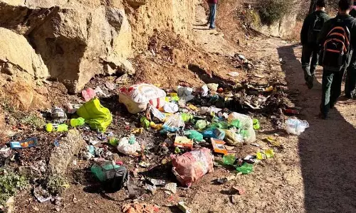 Kullu शहर में कूड़े के ढेर आँखों में चुभते हैं