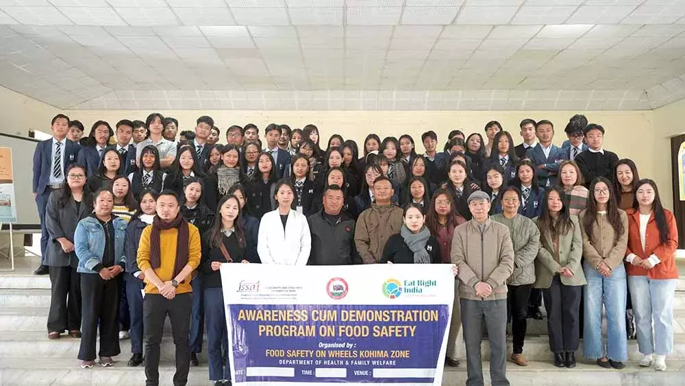 Nagaland : मॉडल क्रिश्चियन कॉलेज में खाद्य सुरक्षा पर वर्कशॉप