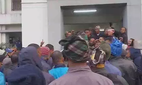 ट्रेनिंग के दौरान Civic volunteer की मौत, फूलबाड़ी में तनाव