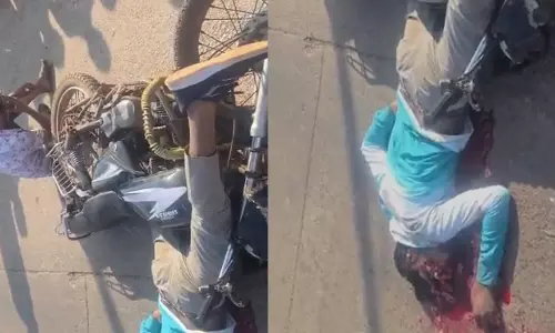 CG: तेज रफ्तार बनी काल, बाइक सवार की मौके पर मौत