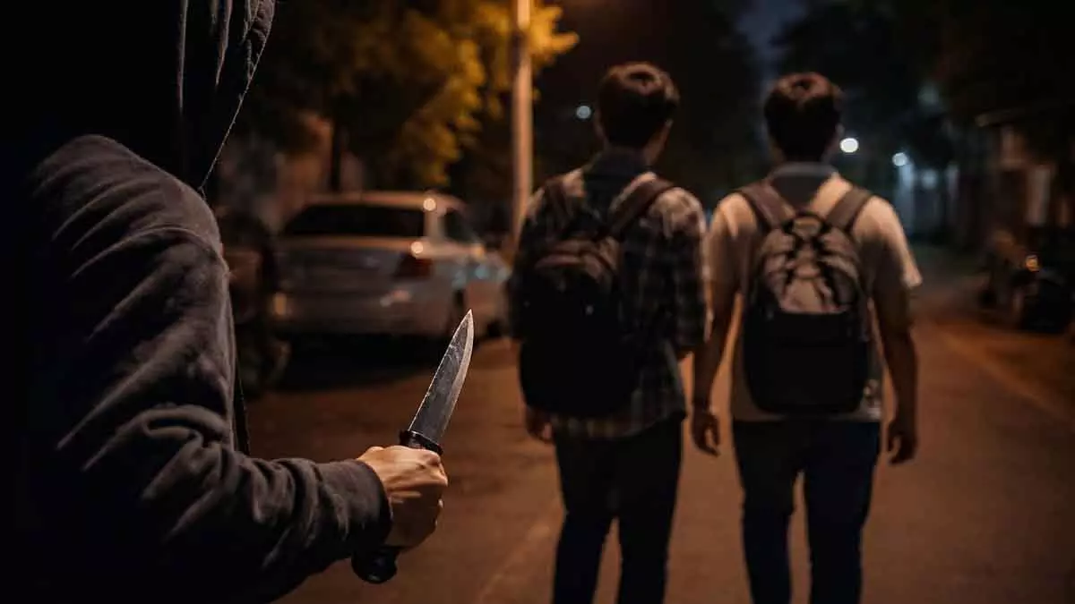MP : जबलपुर में घर जाते समय दो छात्रों को चाकू की नोक पर पीटा गया MP : जबलपुर में घर जाते समय दो छात्रों को चाकू की नोक पर पीटा गया