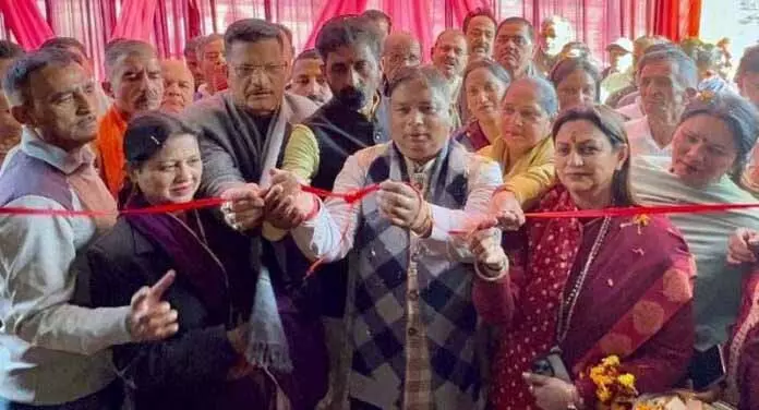 Sat Sharma, गंगा ने उत्तरबेहनी के पास सूर्य फार्म्स बैंक्वेट हॉल का उद्घाटन किया Sat Sharma, गंगा ने उत्तरबेहनी के पास सूर्य फार्म्स बैंक्वेट हॉल का उद्घाटन किया