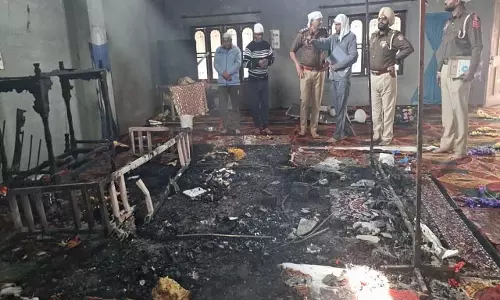 Punjab:  गुरुद्वारा साहिब में भीषण आग