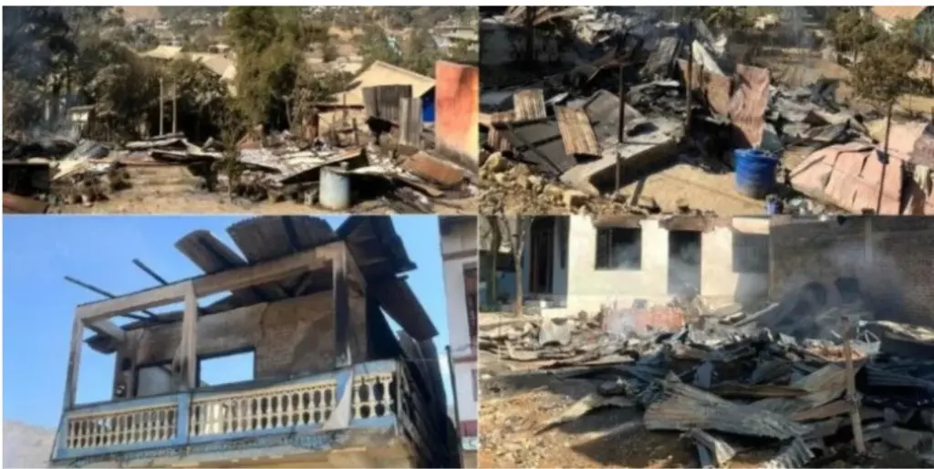 Manipur: उखरुल में आगजनी हमले के बाद सुरक्षा तैनात, जांच जारी