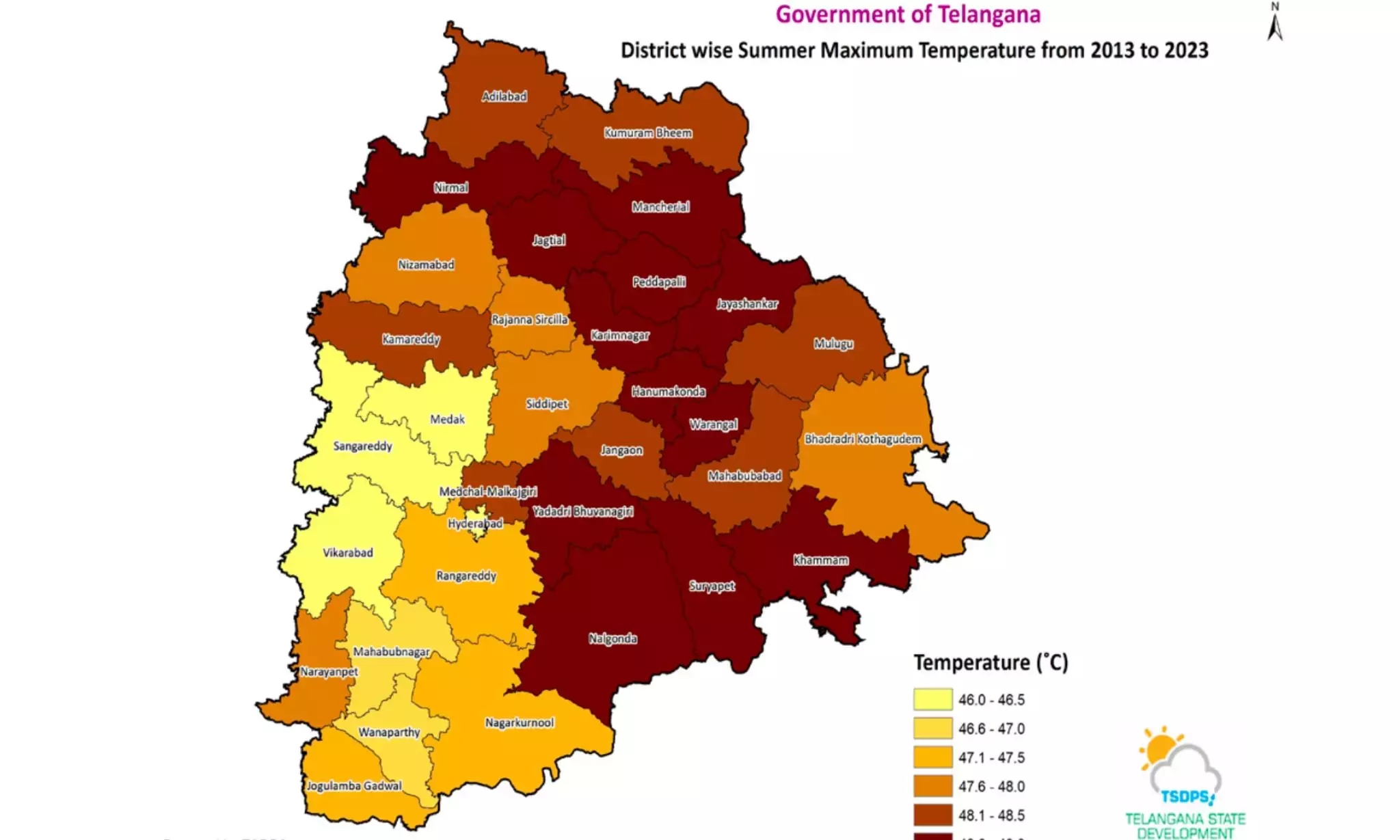 Telangana पर जलवायु परिवर्तन का असर पड़ने का खतरा केंद्र