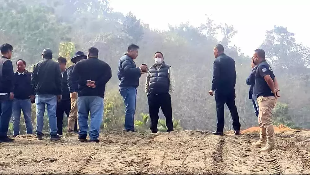 Nagaland : काइतो ने तलहटी में चल रहे सड़क निर्माण कार्यों का निरीक्षण किया