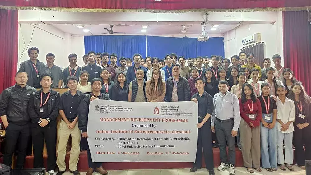 ICFAI यूनिवर्सिटी नागालैंड ने एंटरप्रेन्योरशिप डे मनाया