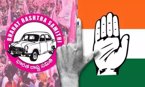ध्यान भटकाने वाली राजनीति से कांग्रेस परेशान, BRS ने शहरी इलाकों में फिर से बढ़त हासिल की ध्यान भटकाने वाली राजनीति से कांग्रेस परेशान, BRS ने शहरी इलाकों में फिर से बढ़त हासिल की