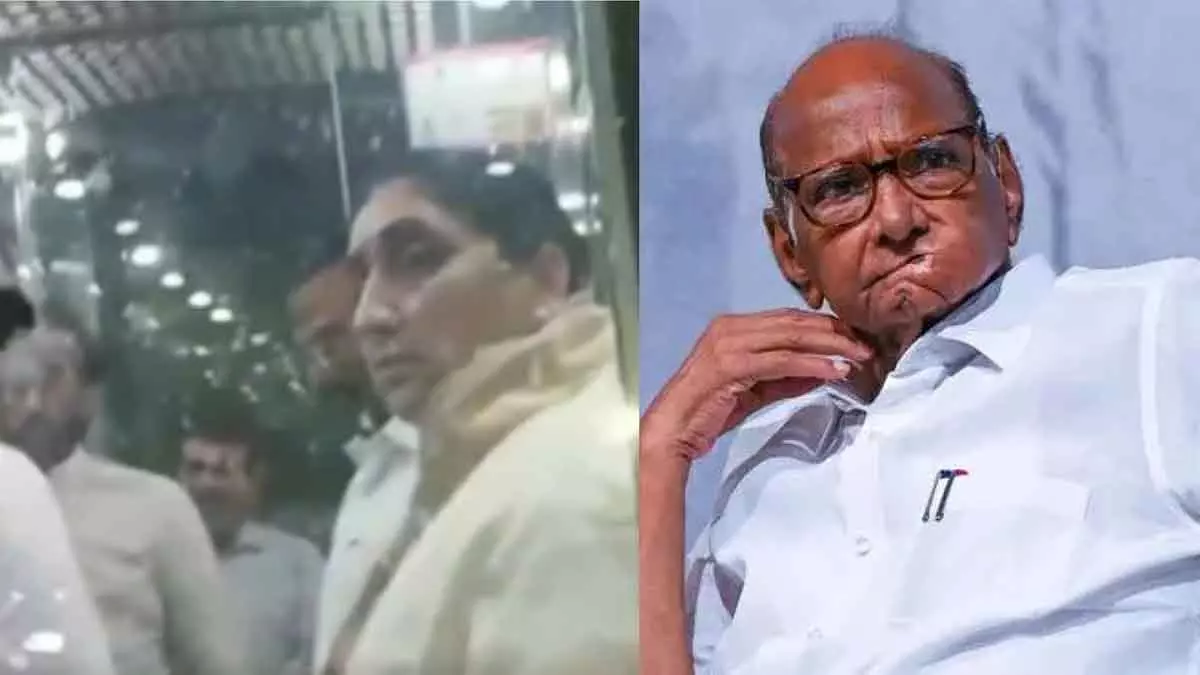 महाराष्ट्र की डिप्टी CM अपने बेटों पार्थ और जय के साथ पुणे के अस्पताल में शरद पवार से मिलने पहुंची महाराष्ट्र की डिप्टी CM अपने बेटों पार्थ और जय के साथ पुणे के अस्पताल में शरद पवार से मिलने पहुंची