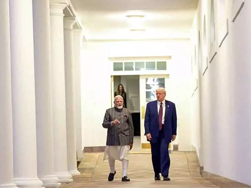 India-US व्यापार समझौता भारतीय बाजार में अमेरिकी उत्पादों के लिए दरवाजे खोलेगा: व्हाइट हाउस India-US व्यापार समझौता भारतीय बाजार में अमेरिकी उत्पादों के लिए दरवाजे खोलेगा: व्हाइट हाउस