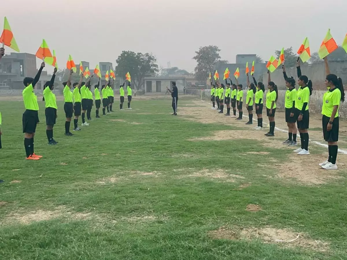 Bhiwani: नॉर्थ जोन महिला फुटबॉल में दूसरे दिन धमाल Bhiwani: नॉर्थ जोन महिला फुटबॉल में दूसरे दिन धमाल