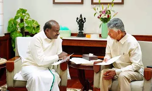HDK, कोलार के सांसदों ने आंध्र प्रदेश के CM से मुलाकात की: कृष्णा नदी जल बंटवारे पर बातचीत