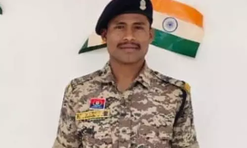 नेशनल हाइवे 30 में DRG जवान की मौत